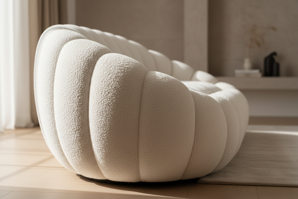 OMNÉ Curved Sofa Side
