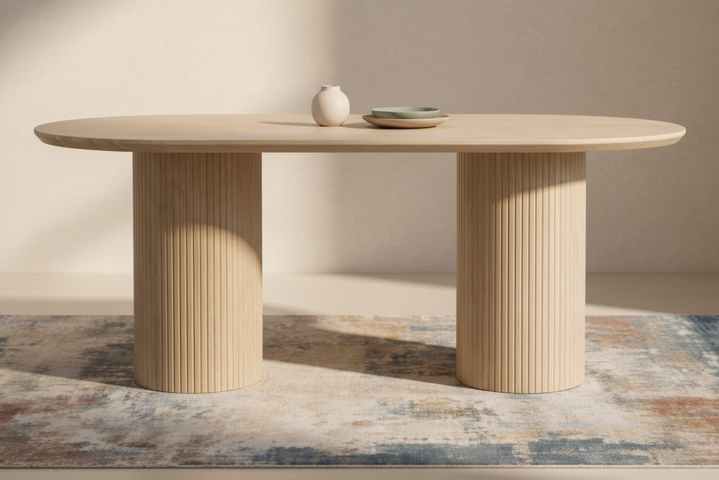 OMNÉ Fluted Table Low Angle