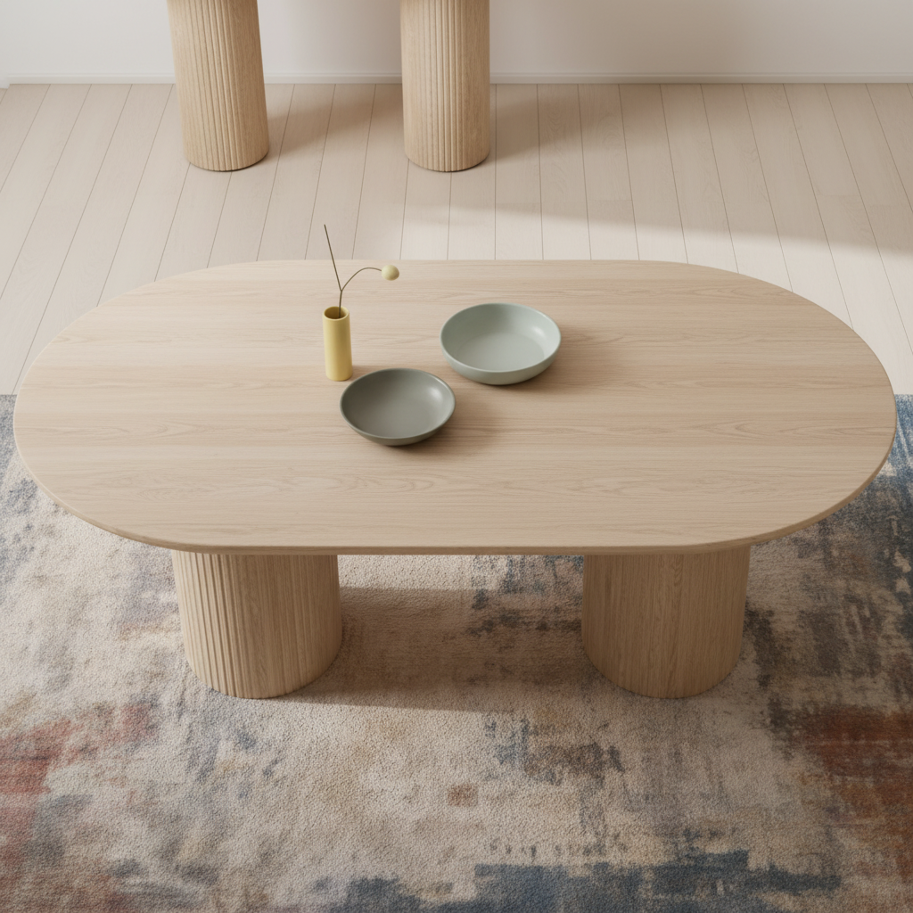 OMNÉ Fluted Table Top Down